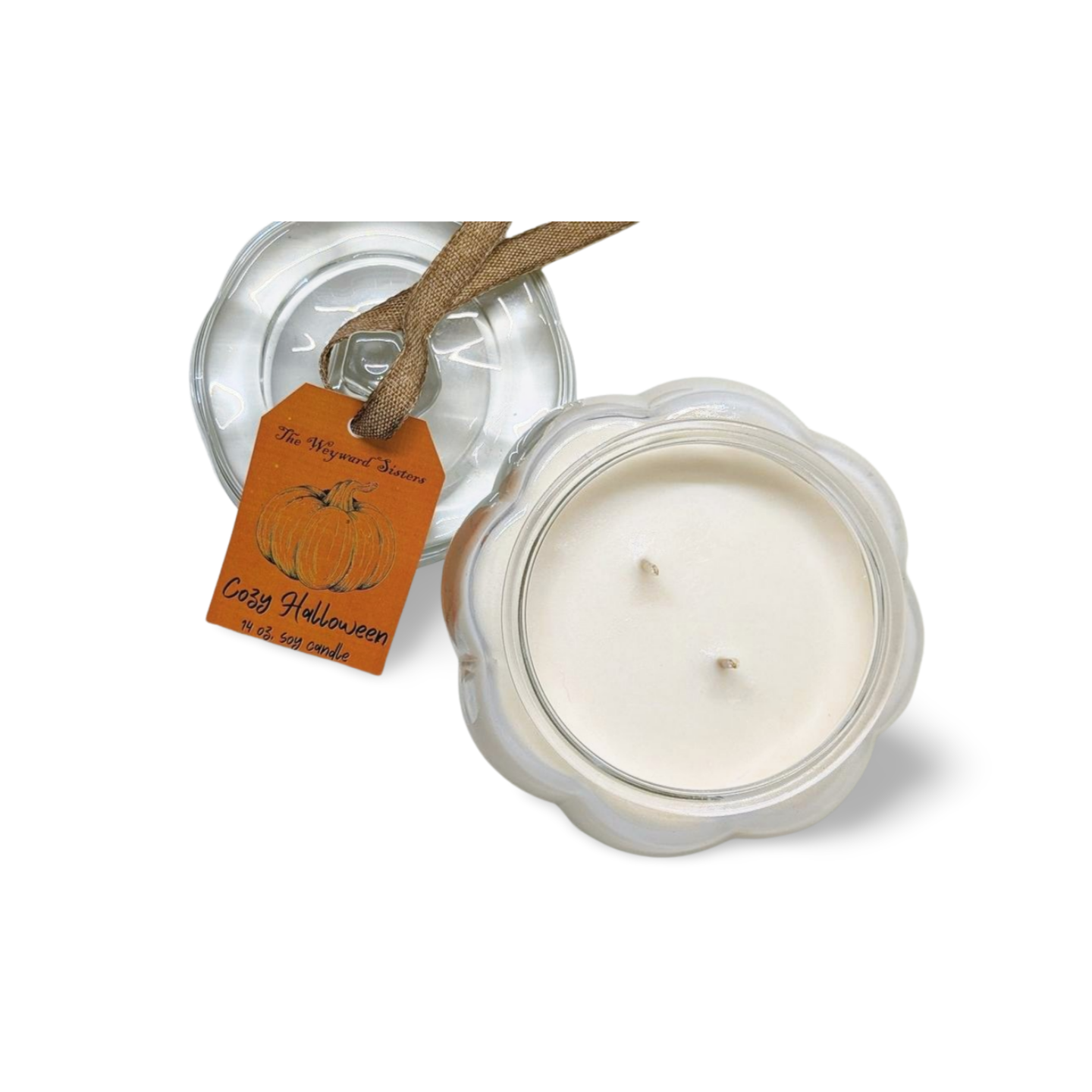 COZY HALLOWEEN 14 OZ PUMPKIN JAR CANDLE