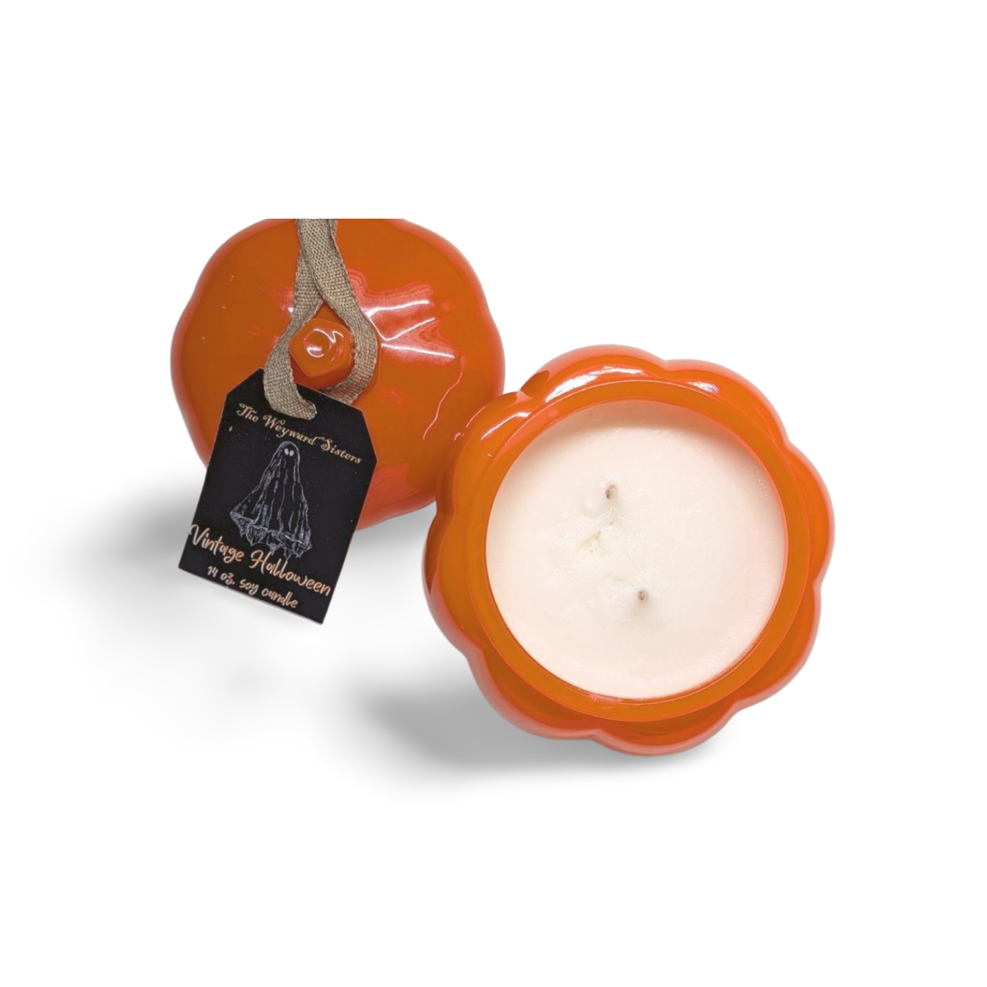 VINTAGE HALLOWEEN 14 OZ PUMPKIN JAR CANDLE