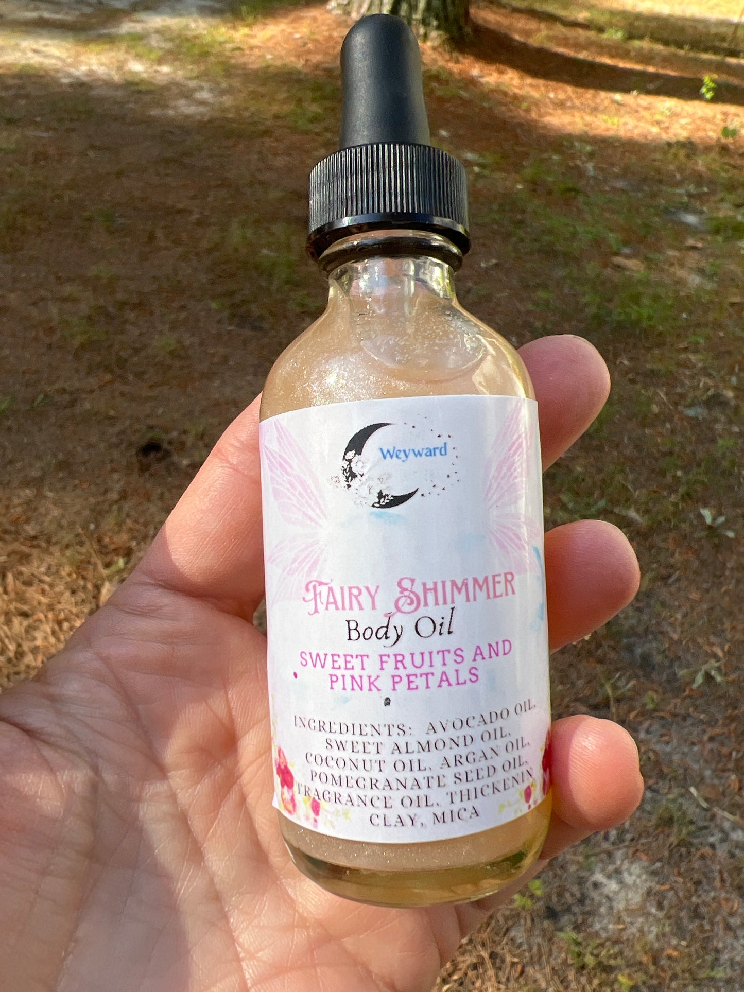 Pink Fairy Shimmer Body Oil