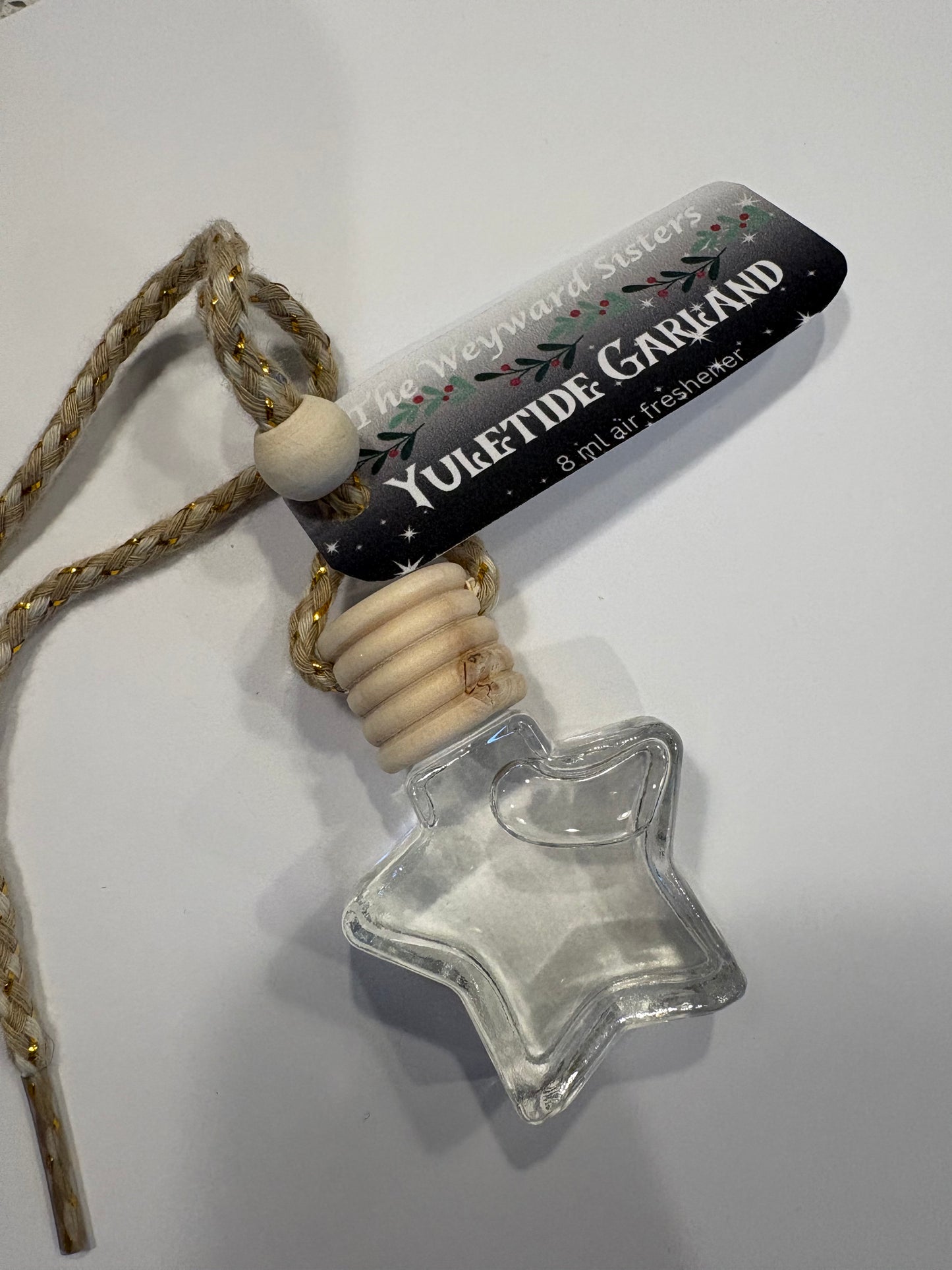 Yuletide Garland Glass Air Freshener