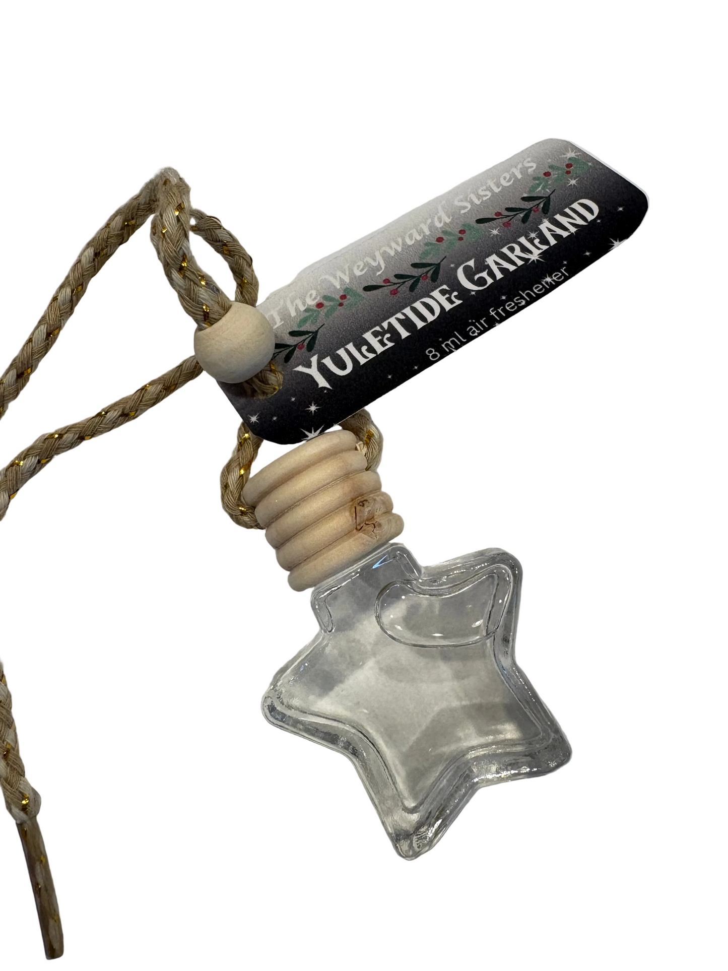 Yuletide Garland Glass Air Freshener