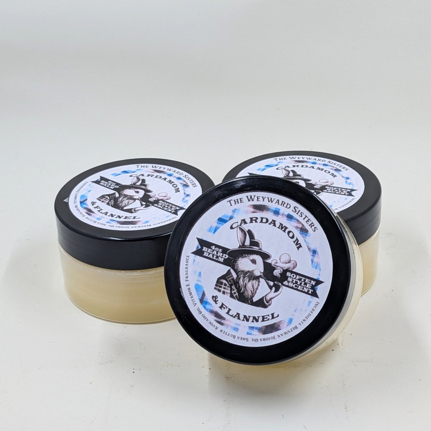 CARDAMOM AND FLANNEL 4 OZ BEARD BALM