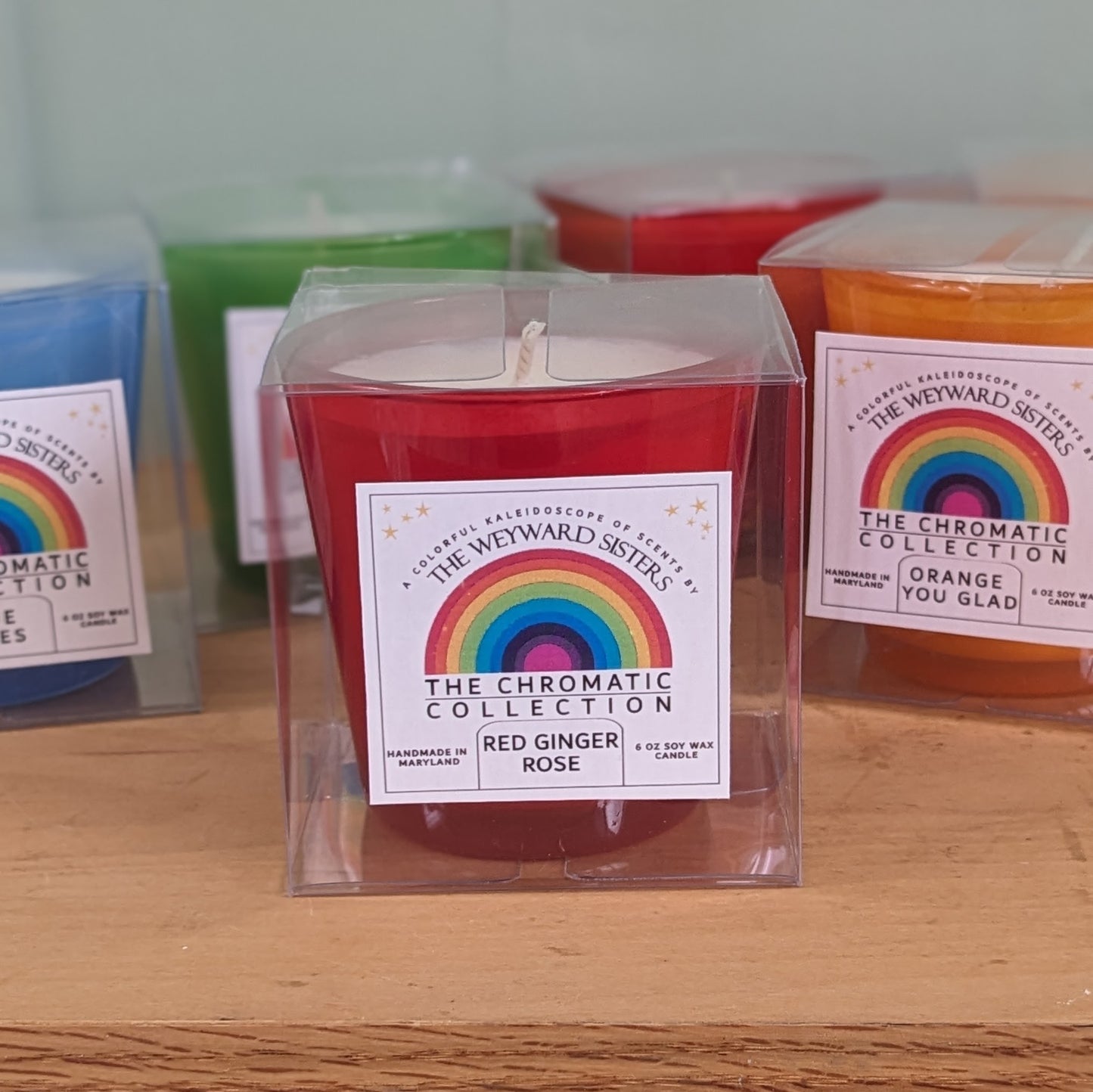 RED GINGER ROSE CANDLE