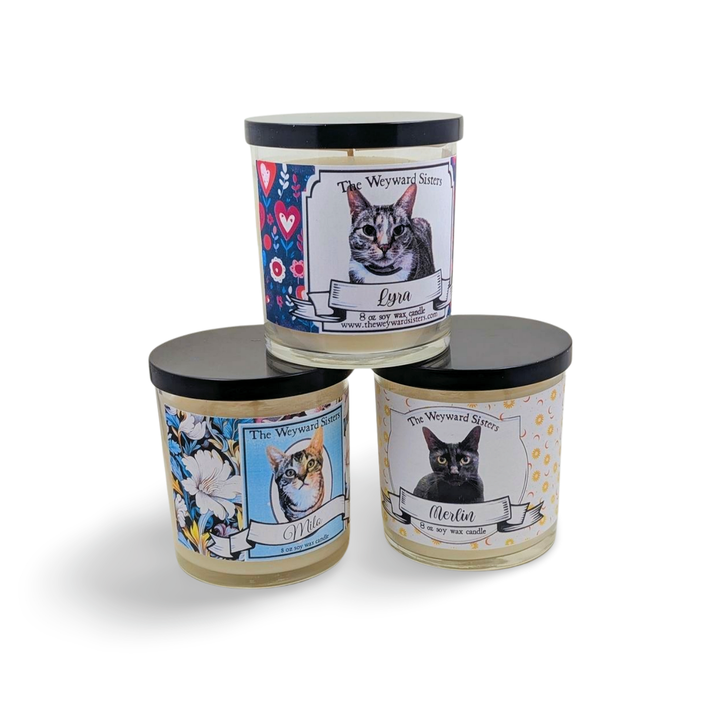 CUSTOM PET CANDLE, VALENTINE'S EDITION