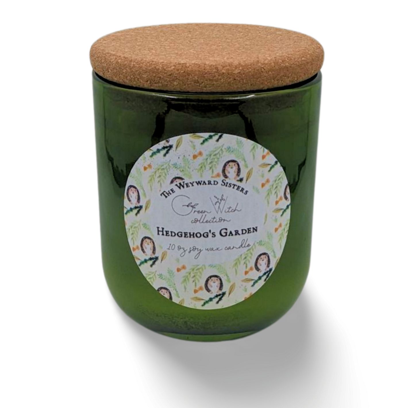 OWL'S GARDEN GREEN WITCH CANDLE