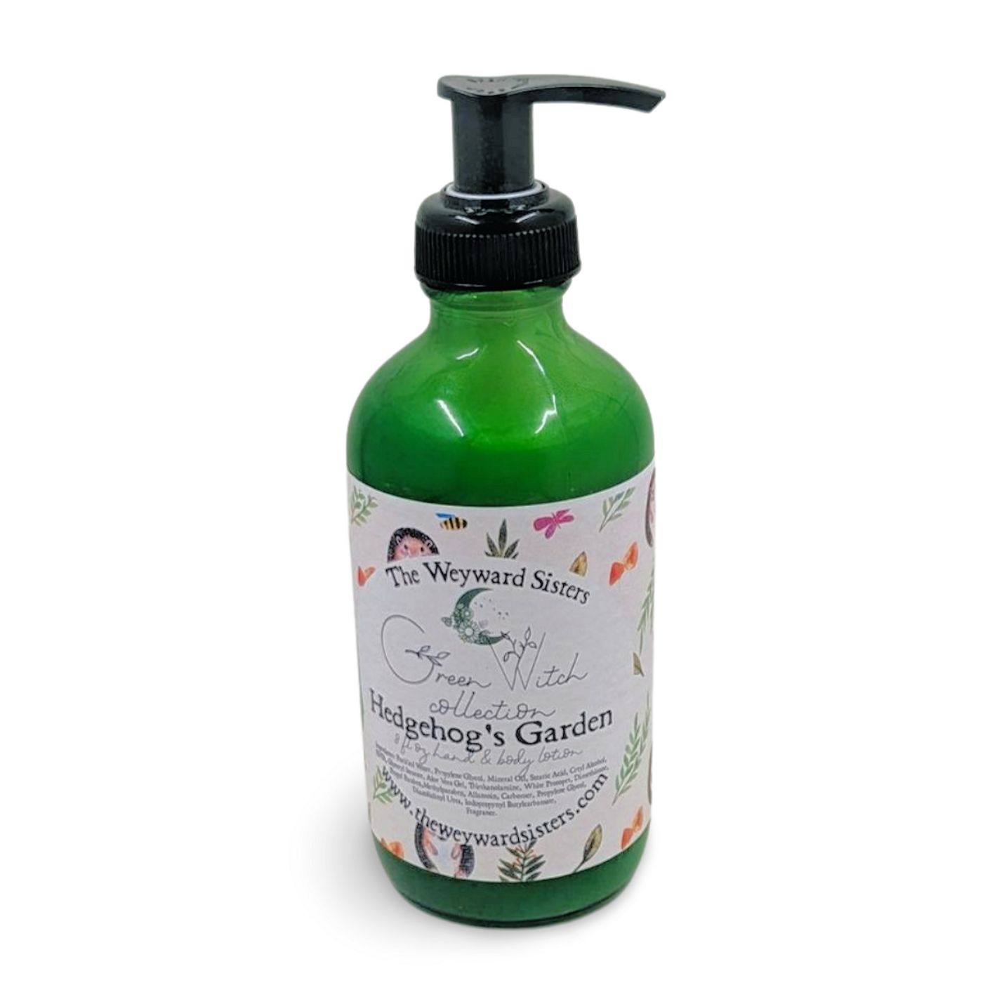 HEDGEHOG'S GARDEN GREEN WITCH LOTION 8 OZ BOTTLE