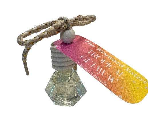 Tropical Getaway Glass Bottle Air Freshender