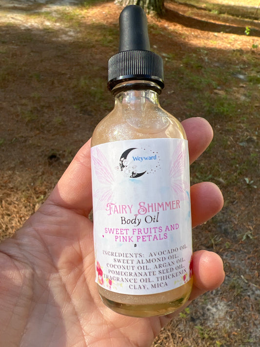 Pink Fairy Shimmer Body Oil