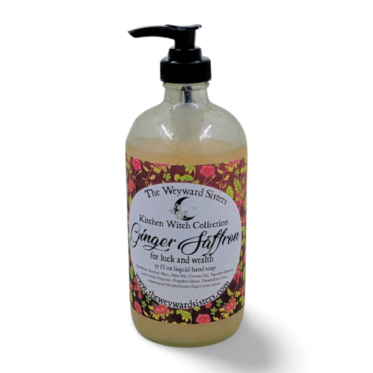 GINGER SAFFRON KITCHEN WITCH HAND SOAP