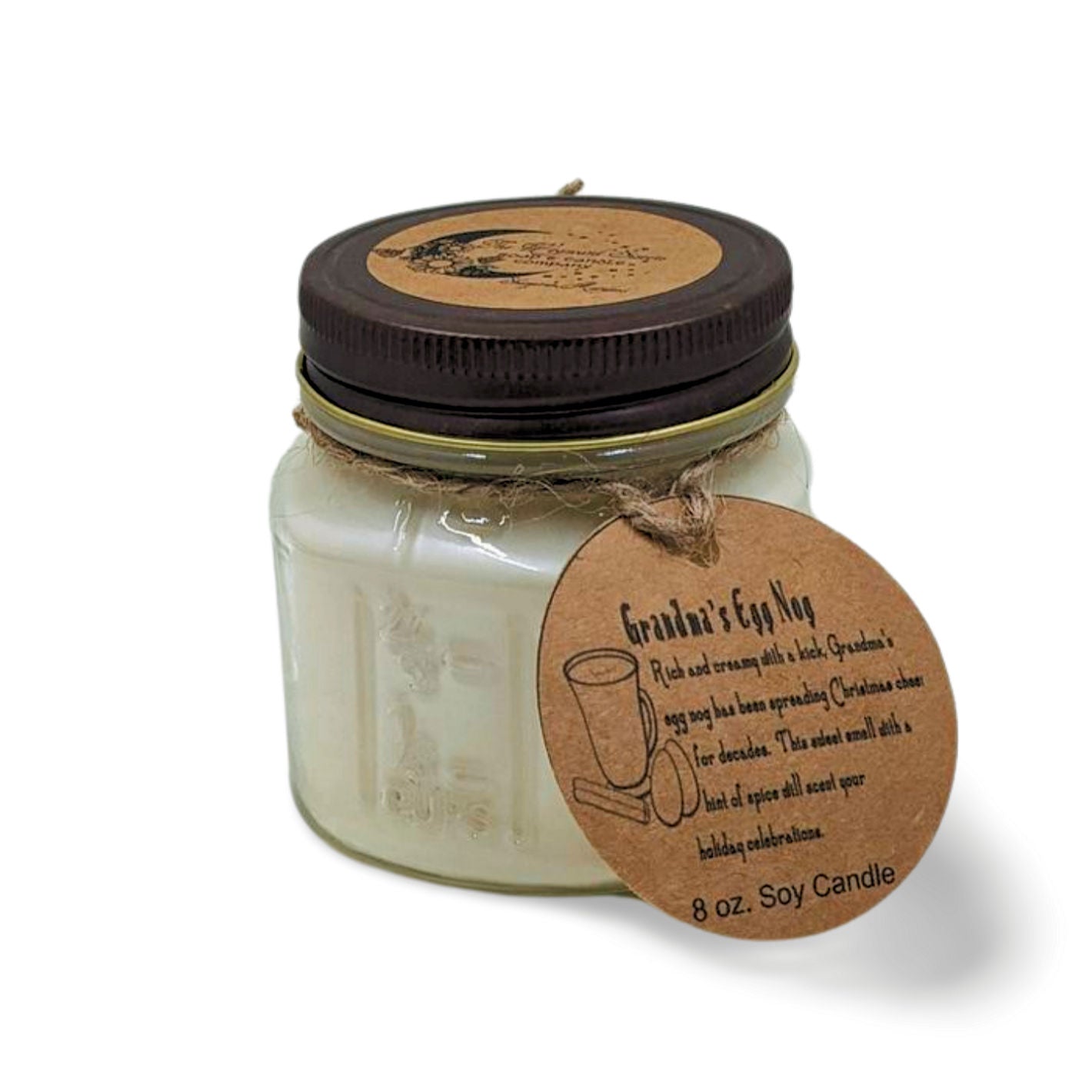 GRANDMA'S EGGNOG JAR CANDLE