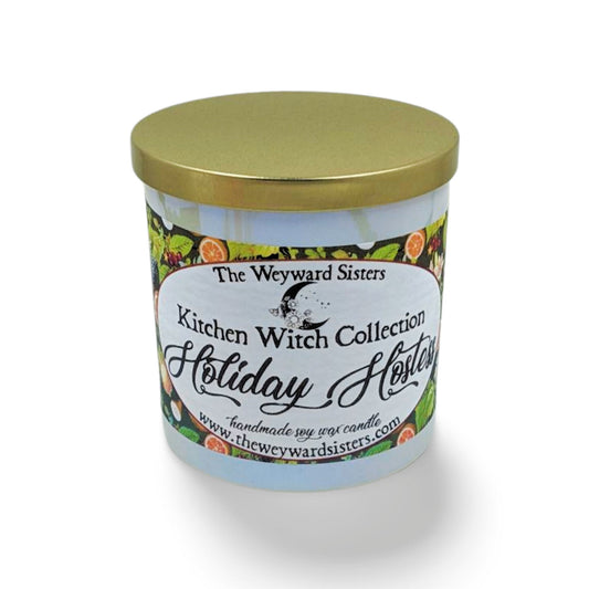 HOLIDAY HOSTESS KITCHEN WITCH CANDLE