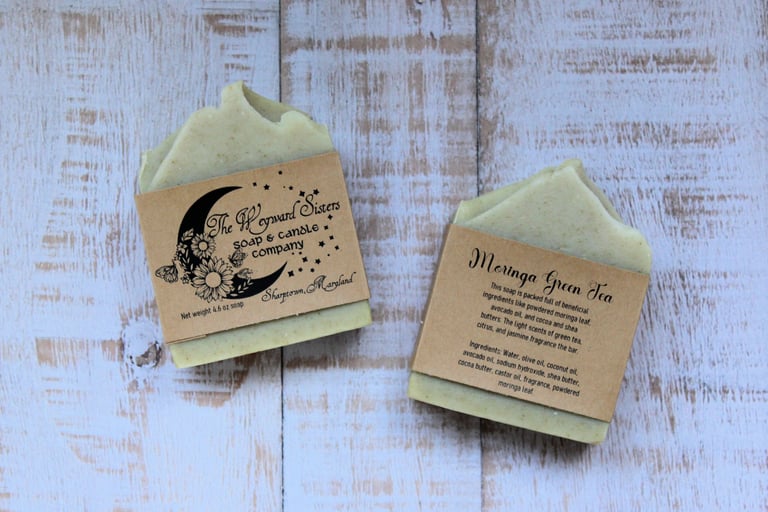 MORINGA GREEN TEA SOAP