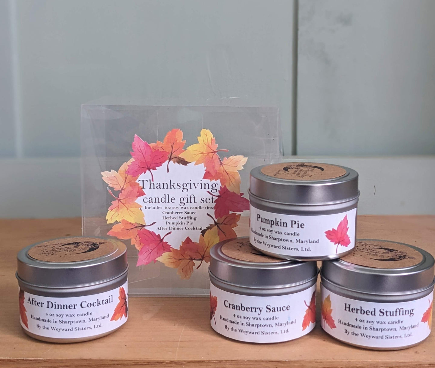 THANKSGIVING MINI CANDLE GIFT SET