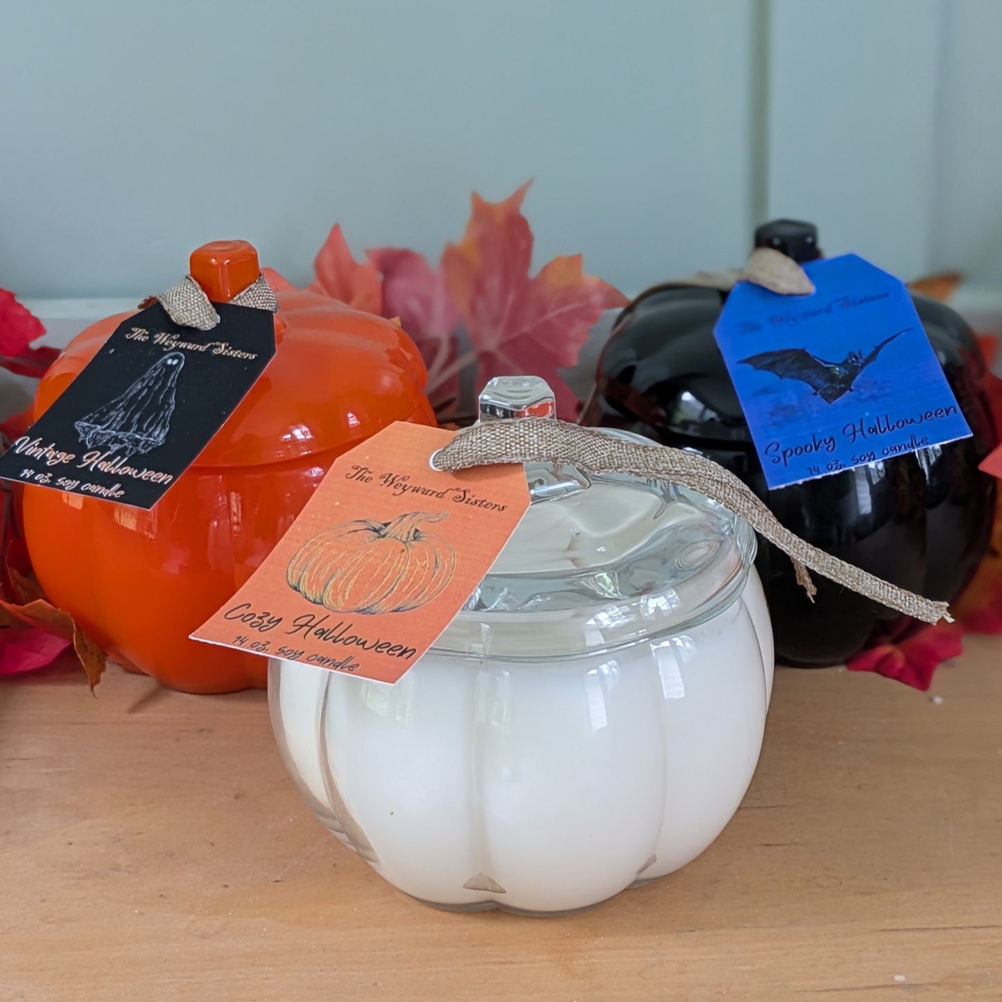 VINTAGE HALLOWEEN 14 OZ PUMPKIN JAR CANDLE