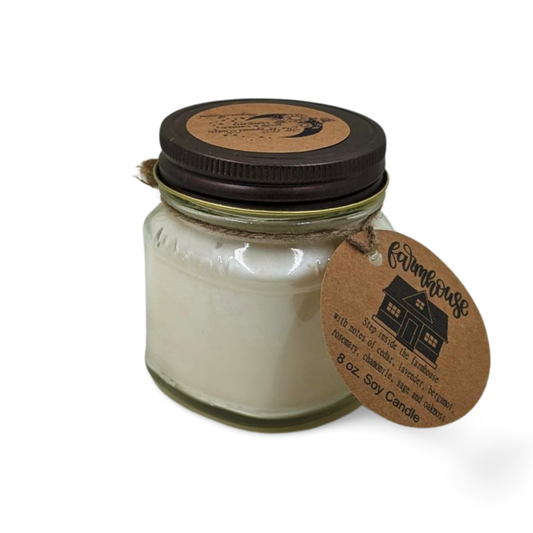 FARMHOUSE JAR CANDLE