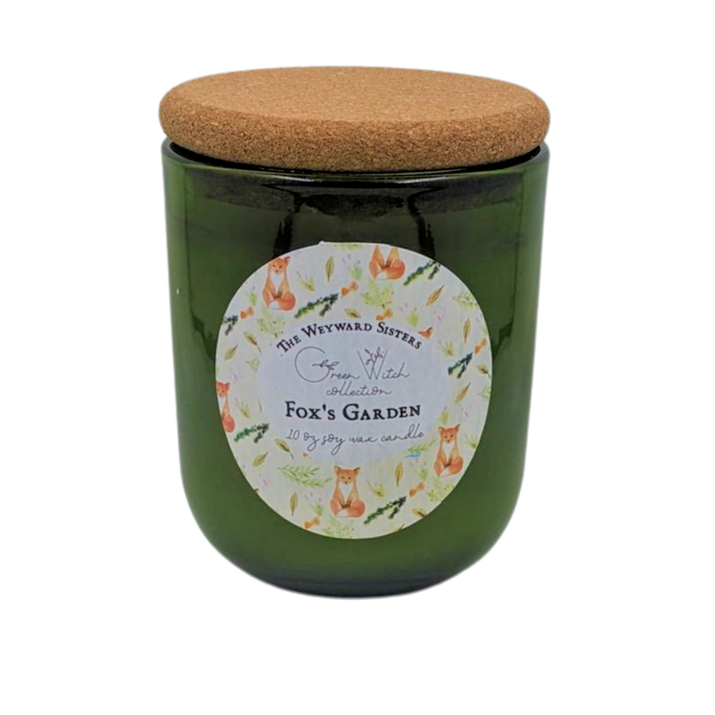 FOX'S GARDEN GREEN WITCH CANDLE