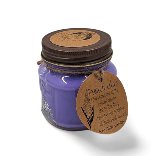 FRENCH LILAC JAR CANDLE