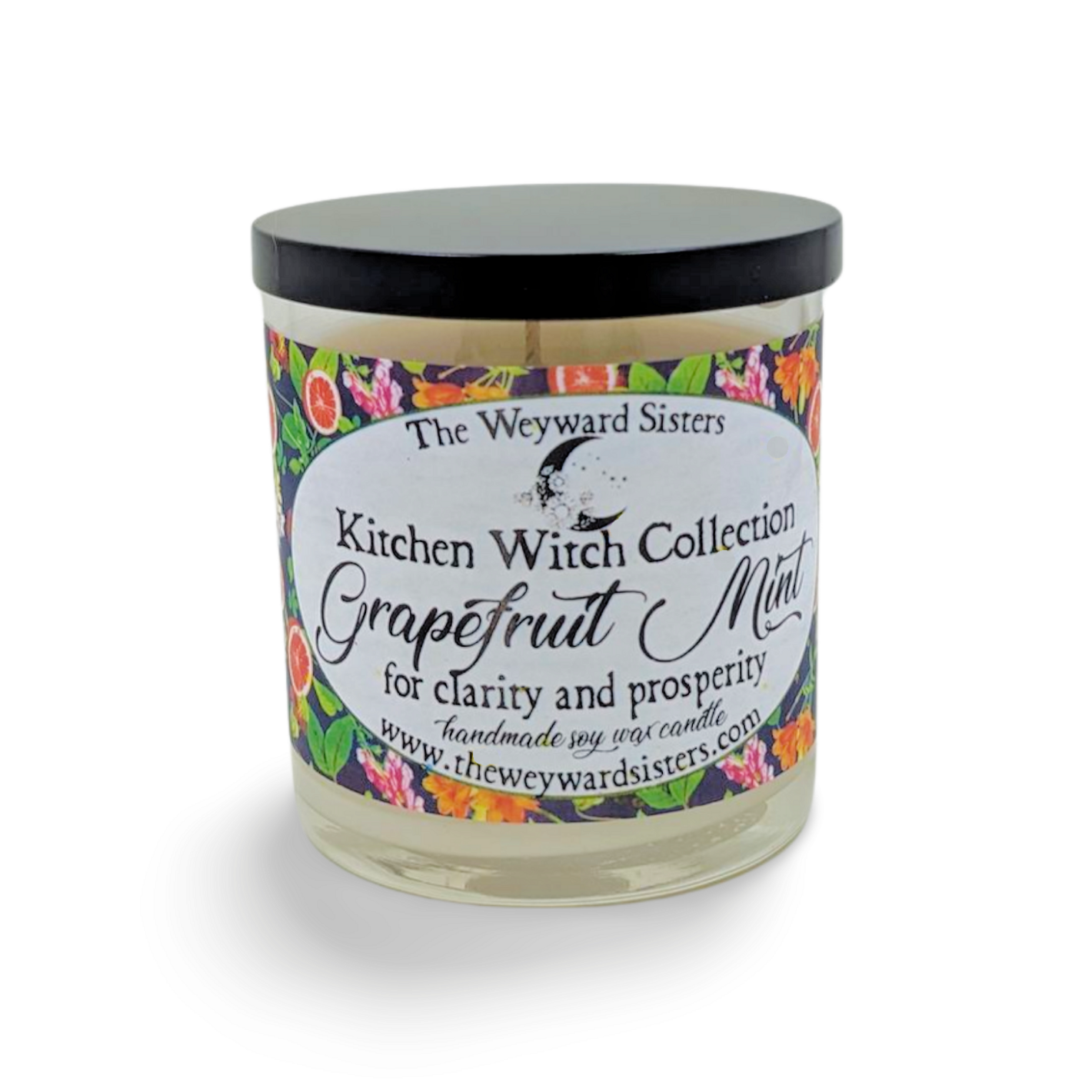 GRAPEFRUIT MINT KITCHEN WITCH CANDLE