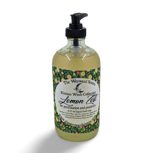 LEMON ZEST KITCHEN WITCH HAND SOAP