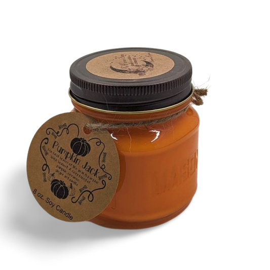 PUMPKIN JACK JAR CANDLE