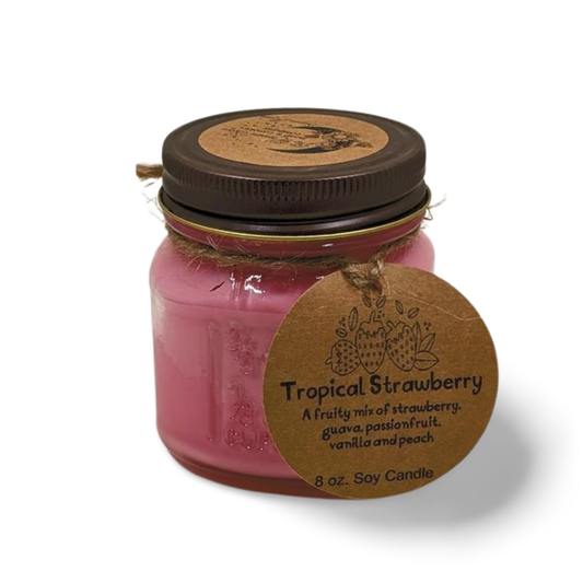 TROPICAL STRAWBERRY CANDLE